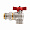 Кран шаровой Itap IDEAL 298S угловой с разъемным соединением и уплотнением НВ 1, бабочка