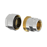 Фитинг резьбовой латунный Flamco Plus для стальных труб 1х1 ВР, DVGW