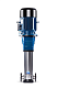 Вертикальный многоступенчатый центробежный in-line насос CNP CDM65-5FSWPC
