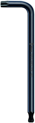 Г-образный ключ WERA 967 PKL TORX BlackLaser с шаром, TX 25 x 104 мм