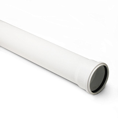 Труба PRO AQUA Stilte Белая для внутренней канализации 75x2000