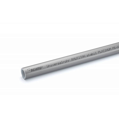 Труба Rehau RAUTITAN stabil PLATINUM универсальная металлополимерная, PE-X/AI/PE-RT, 20х2,9 мм