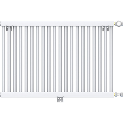 Стальной трубчатый радиатор отопления Rommer RST 1030/45 нижнее подключение RAL9016