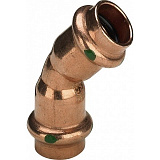 Отвод 45 медный Viega Profipress с SC-Contur d=15 (арт. 292 508)