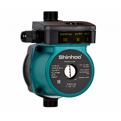 Циркуляционный насосы Shinhoo PROMO 15-9A Циркуляционный насосы Shinhoo PROMO 15-9A