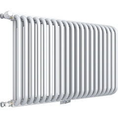 Стальной трубчатый радиатор отопления Rommer RST 2200/04 нижнее правое подключение RAL9016