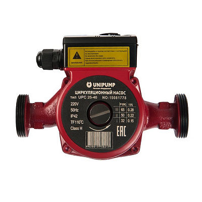 Насос циркуляционный UNIPUMP UPС 25-40 130 Насос циркуляционный UNIPUMP UPС 25-40 130