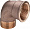 Отвод Viega 90 бронза Rp-резьба 3092 2 1/2 x 2 1/2 321710