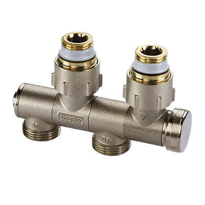 Узел нижнего подключения Flamco FE1 c функцией отсечки, слива и заполнения Узел нижнего подключения Flamco FE1 c функцией отсечки, слива и заполнения