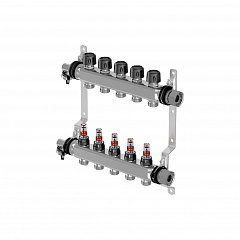 Коллектор Uponor Vario S с расходомерами FM 10 контуров