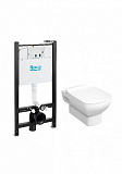 Комплект Roca Dama Senso Pack подвесной унитаз, инсталляция, сиденье 893104680