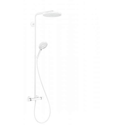 Душевая система Hansgrohe Raindance Select Showerpipe S 240 PowderRain, матовый белый Душевая система Hansgrohe Raindance Select Showerpipe S 240 PowderRain, матовый белый