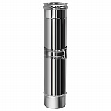 Труба телескопическая Вулкан VHR d130, L = 330 мм, AISI 304 (зеркальная)