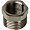 Футорка Stout никелированная, с внутренней-наружной резьбой 3/8х1/2, арт. SFT-0029-001238