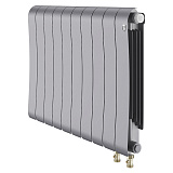 Биметаллический секционный радиатор отопления Royal Thermo Infinity 500 V Серебристый / 10 секций