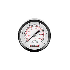 Манометр Valfex аксиальный (заднее подключение), 50 мм, 1/4, 6 бар