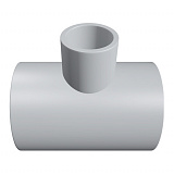 Тройник Thermaflex редукционный для раструбной сварки PB-T32/16/32