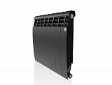 Биметаллический секционный радиатор отопления Royal Thermo BILINER B 500 Чёрный / 8 секций