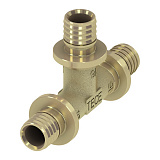 Тройник TECE TECEflex 90 гр. 25 х 25 х 25, латунь