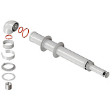 Комплект дымохода Rommer АНТИЛЕД УНИВЕРСАЛЬНЫЙ 60/100 - 1000мм (кроме Immergas и Navien Deluxe 75/100)