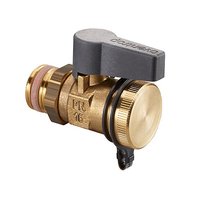 Кран шаровой Oventrop Optiflex KFE, DN 10 PN 16, с колпачком Кран шаровой Oventrop Optiflex KFE, DN 10 PN 16, с колпачком