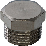 Заглушка Stout никелированная, с наружной резьбой 3/8 , арт. SFT-0025-000038