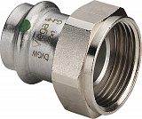 Соединение Viega с накидной гайкой 15 мм х G 1/2 НГ, Sanpress Inox, модель 2363