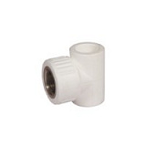 Тройник полипропиленовый Kalde комбинированный, 25 x 3/4 x 25 ВР