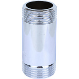 Удлинитель Stout 1x200мм из латуни, хромированный, резьба наружная