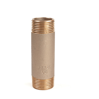 Удлинитель РЕХАУ бронзовый AURLINE, НР-НР, R1 x 100 мм, RX+ (18752061100)