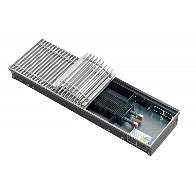 Внутрипольный конвектор с естественной конвекцией Techno KVZ 200-120-1200 Внутрипольный конвектор с естественной конвекцией Techno KVZ 200-120-1200