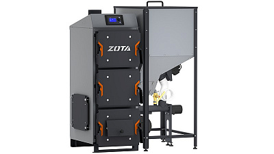 Твердотопливный напольный котел отопления ZOTA Focus 16