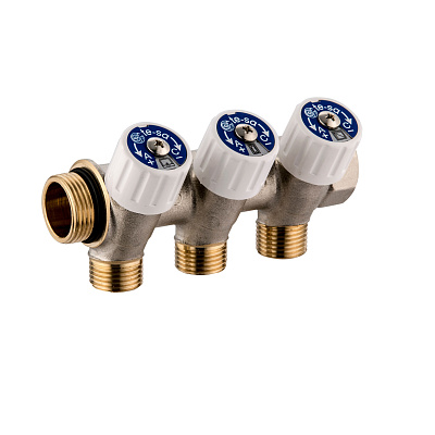 Коллектор Usystems SH 1 с вентилями НР/ВР 4x1/2НР, ц/ц 38мм Коллектор Usystems SH 1 с вентилями НР/ВР 4x1/2НР, ц/ц 38мм