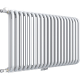 Стальной трубчатый радиатор отопления Rommer RST 2090/10 нижнее правое подключение RAL9016