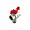 Кран шаровой Tiemme 2985 ВВ 1 с отверстием для термодатчика бабочка
