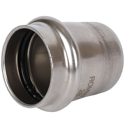 Заглушка Rommer ВПр, 28, нержавеющая сталь Заглушка Rommer ВПр, 28, нержавеющая сталь