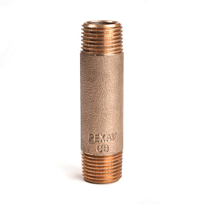 Удлинитель РЕХАУ бронзовый AURLINE, НР-НР, R1/2 x 80 мм, RX+ (18752041080)