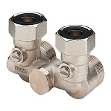Блок подключения радиатора Viega 50 x G 3/4, угловой, модель 1097.0