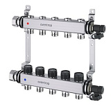Распределительная гребёнка Oventrop Multidis SF (2020), PN 10, 7 х G 3/4 с рег. вент. вставками