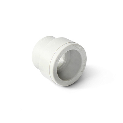 Муфта из полипропилена PRO AQUA PP-R переходная белая (50-20), арт.PA12616008 Муфта из полипропилена PRO AQUA PP-R переходная белая (50-20), арт.PA12616008