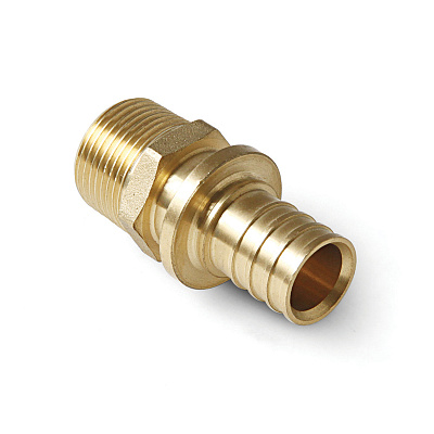 Муфта PRO AQUA НР для труб РЕ-Х и PE-RT 25x1/2