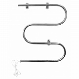 Полотенцесушитель электрический Domoterm М-образный DMT 107-25 60*60 EK L