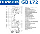Настенный газовый конденсационный котел отопления двухконтурный Buderus Logamax plus GB172-20 i KW (белый)