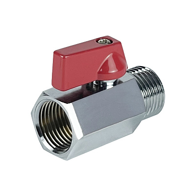 Кран шаровой Valfex MINI ВР3/8хНР3/8 никелированный