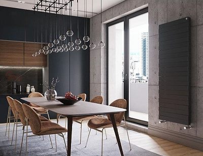 Биметаллический секционный радиатор отопления Royal Thermo PianoForte Tower Noir Sable 500 / 22 секции