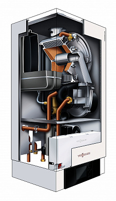 Настенный газовый конденсационный котел отопления одноконтурный Viessmann Vitodens 200-W Vitotronic 100 109 кВт Тип HO1B B2HAK16