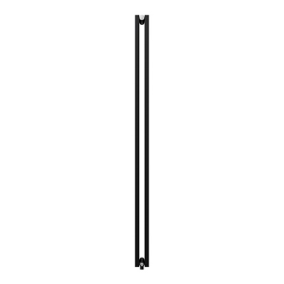 Стальной трубчатый радиатор отопления Royal Thermo Shift Q30 VC2180 - 12 секций RAL9005m (черный)