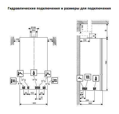Настенный газовый одноконтурный котел отопления Buderus Logamax U072-24