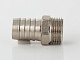 Штуцер для шланга VALTEC 1/2 х 20 мм VTr,650,N,0420 наружная резьба, никелированная латунь