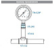 Муфта переходная VALTEC 3/4 х 1/2 внутренняя, никелированная латунь